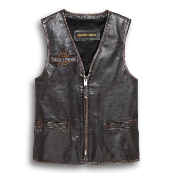 Pánská kožená vesta Harley-Davidson 98078-19VM