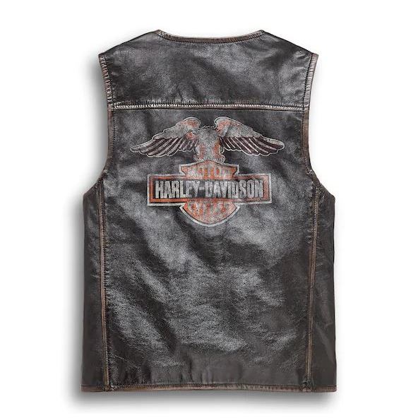 Pánská kožená vesta Harley-Davidson 98078-19VM