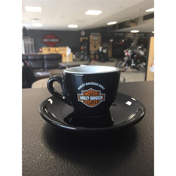 Hrnek na espresso Harley Davidson Brno černý
