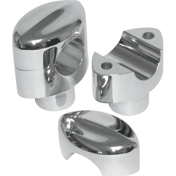 Hefty Smooth Riser – upínky pro řidítka 1‑1/4" (pár)