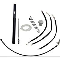 FAT BAGGERS INC. EXTENSION KIT +4" FLTR/SE 23-25 BLACK FOR 14" BAR