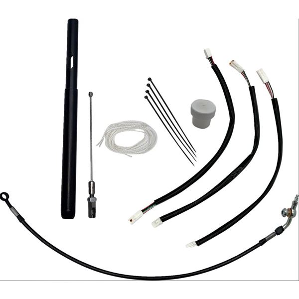 FAT BAGGERS INC. EXTENSION KIT +4" FLTR/SE 23-25 BLACK FOR 14" BAR