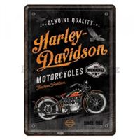 Pohled - plechová cedule Harley-Davidson 10329