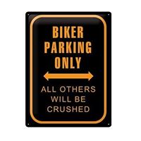 Cedule Biker Parking Only