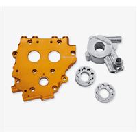 Screamin' Eagle Billet Cam Support Plate with High Volume Oil Pump 