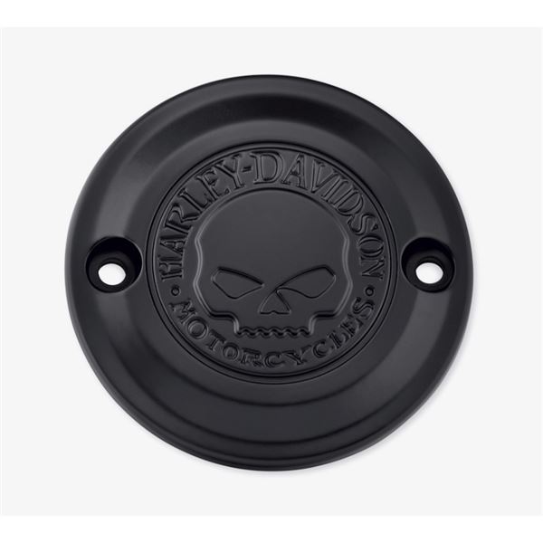 Matný černý kryt zapalování z kolekce Willie G Skull - 25600085