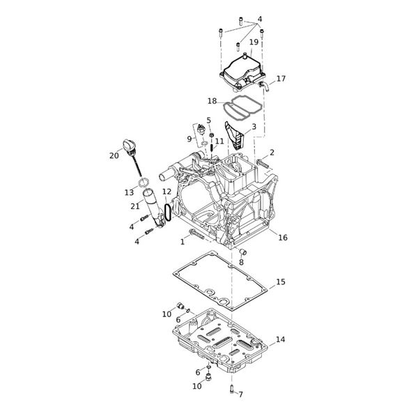OIL PAN GASKET  25700593 – těsnění olejové vany