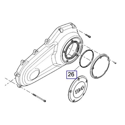 Derby Cover Gasket - 25701080