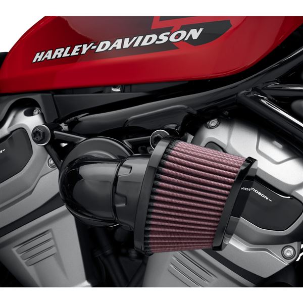 Harley-Davidson sání Heavy Breather – lesklá černá – 29400440