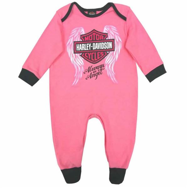 Dívčí overal růžový (dupačky) Harley-Davidson 3000913