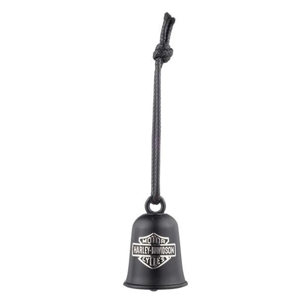 Harley-Davidson zvonek Guardian Ride Bell – Pave Crystal Willie G Skull – Černá – 34M00329