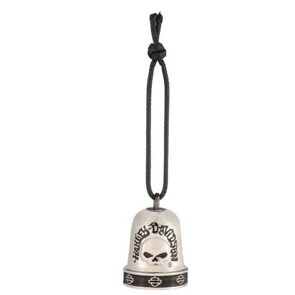 Harley-Davidson zvonek Guardian Ride Bell – Willie G Skull – Stříbrná – 34M00332