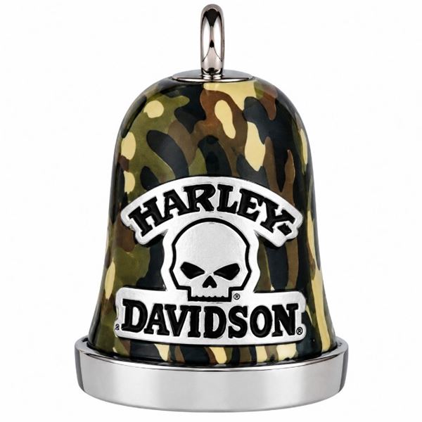 Harley-Davidson zvonek Guardian Ride Bell – Willie G Camo – 34M00353
