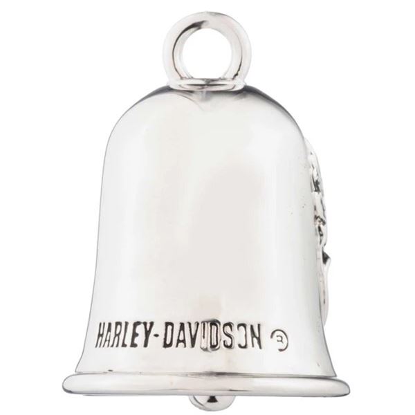 Harley-Davidson zvonek Guardian Ride Bell – Live To Ride Eagle – Stříbrná – 34M00371