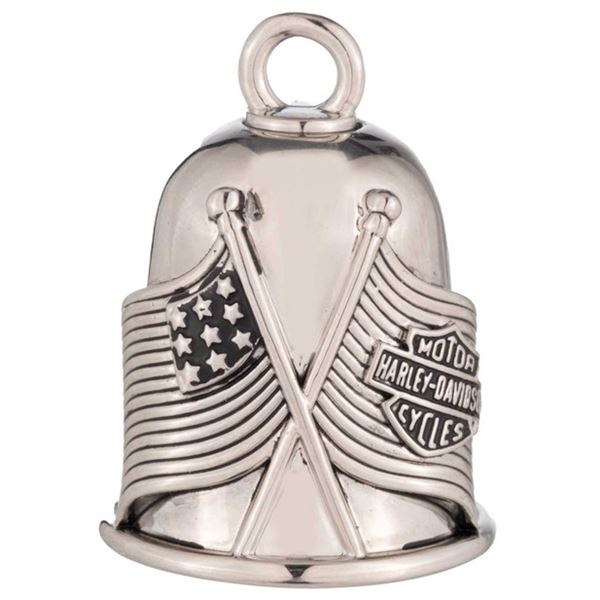 Ride Bell stříbrný vlajky Harley-Davidson  34M00172