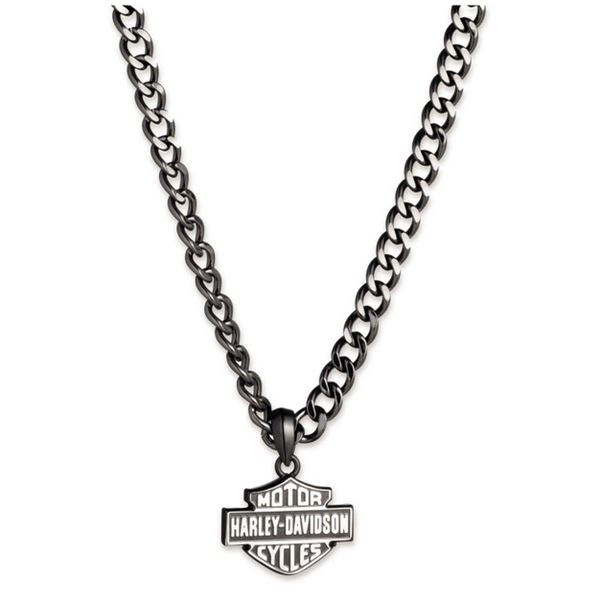  Pánský náhrdelník Harley-Davidson s přívěskem Bar & Shield  34N00277