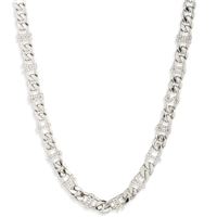 Harley-Davidson dámský náhrdelník Pave Crystal Script – Stříbrná – 34N00342