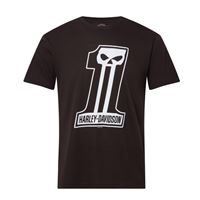 2026 ARRIVAL HD 1 SKULL T‑SHIRT BLACK / 402948580 – pánské černé tričko