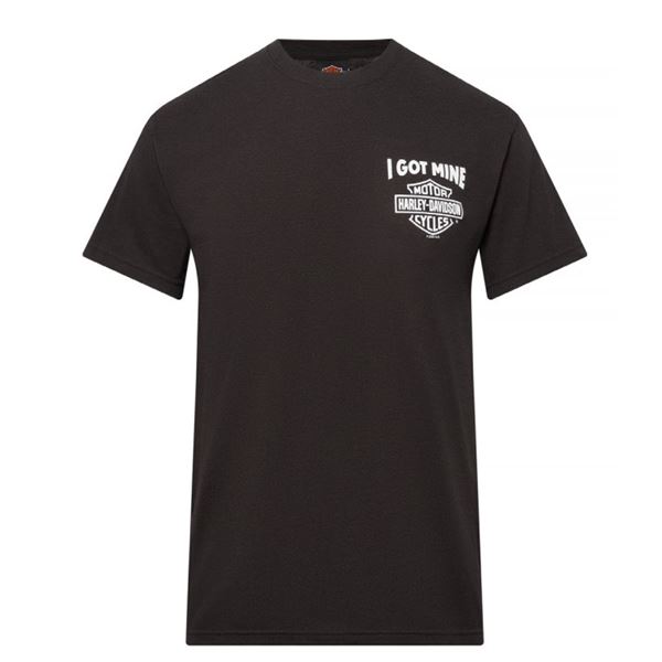 2026 ARRIVAL HD I GOT MINE T‑SHIRT / 40294863 – pánské černé tričko