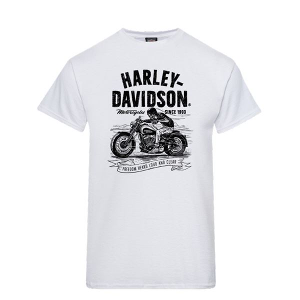 2026 ARRIVAL RIDER SKETCH T‑SHIRT WHITE / 40294934 – pánské bílé tričko