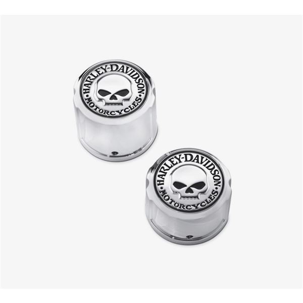 Willie G Skull kryty matice zadní nápravy pár - 41706-09A