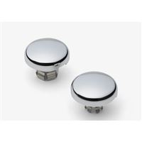 Chrome Front Axle Nut Covers 43000315