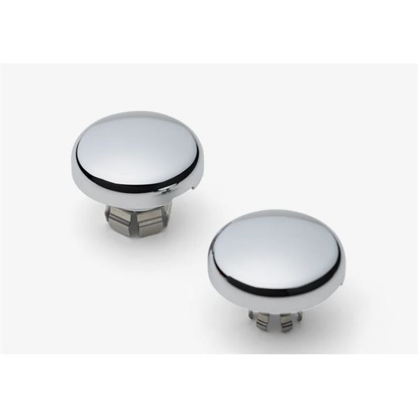 Chrome Front Axle Nut Covers 43000315