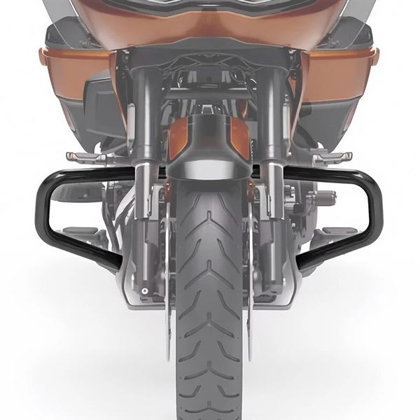 Mustache Engine Guard - Black - Softail 49000240