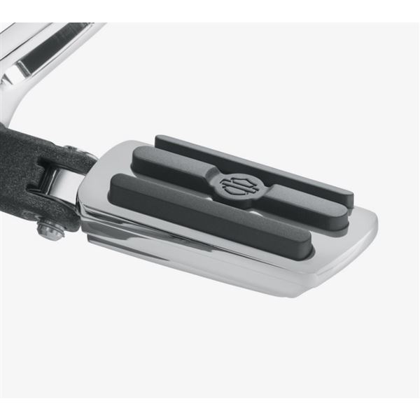 Chrome and Rubber velké stupačky – Chrom/Černá guma – 50130-95A