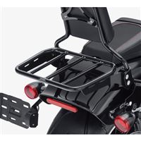 Lesklý černý luggage rackpro HoldFast sissy bar - 50300127B