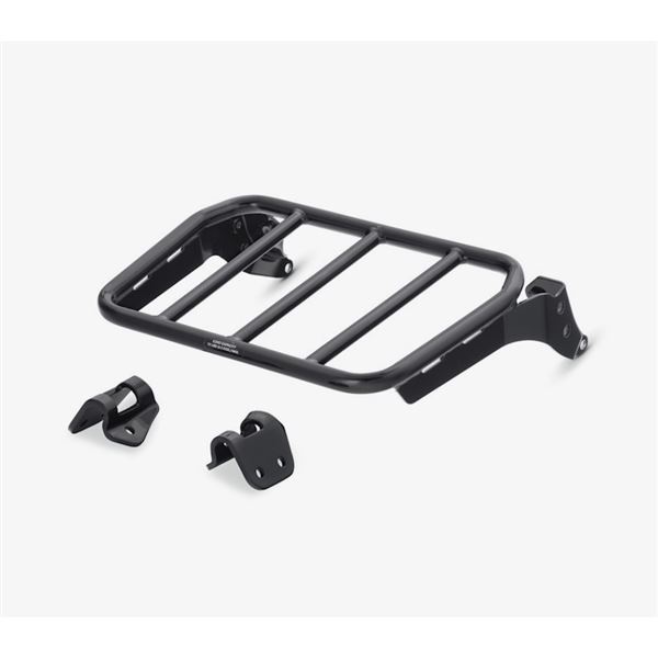 Lesklý černý luggage rackpro HoldFast sissy bar - 50300127B