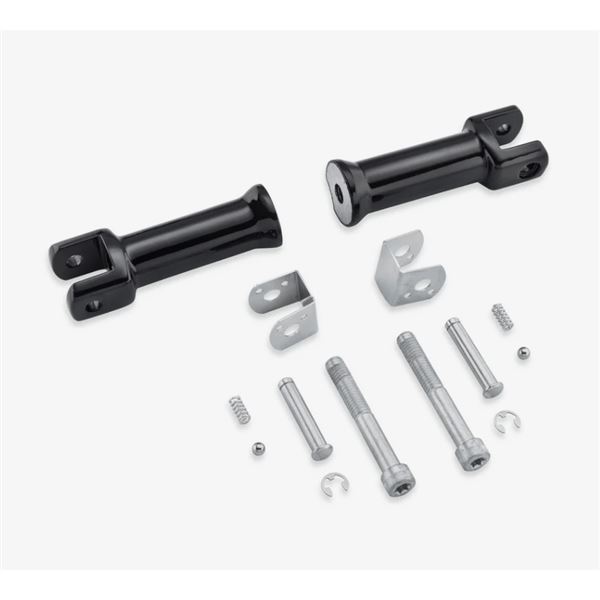 Harley-Davidson Passenger Footpeg Support Kit – Gloss Black, 50500769