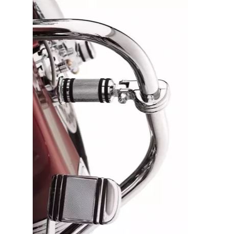 Chromovaný držák stupaček na přední padací rám 50957-02C