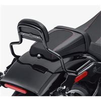 Krátký Hold Fast sissy bar v lesklé černé - 52300441