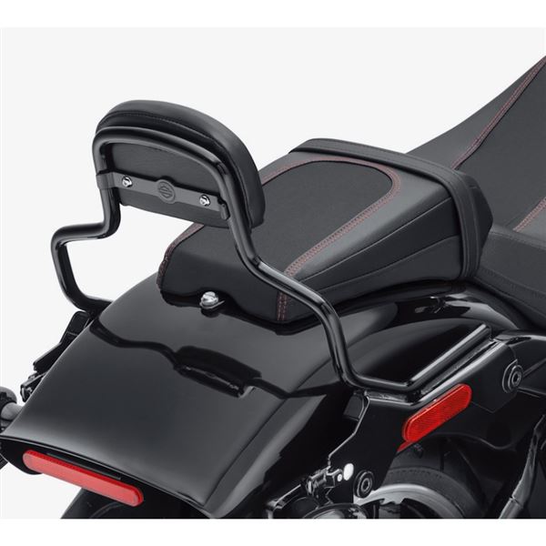 Krátký Hold Fast sissy bar v lesklé černé - 52300441