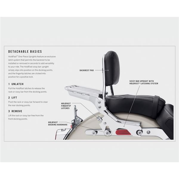 Chromovaný HoldFast Docking Hardware Kit 52300643