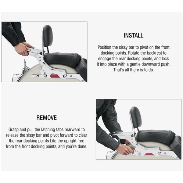 Kompletní HoldFast docking hardware kit v leskle černé 52300646