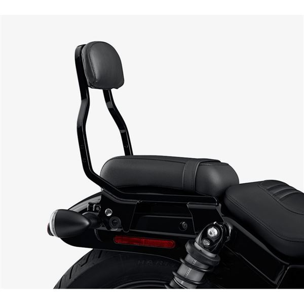 Harley-Davidson HoldFast opěrka Sissy Bar, nízká – Lesklá černá – 52300702A