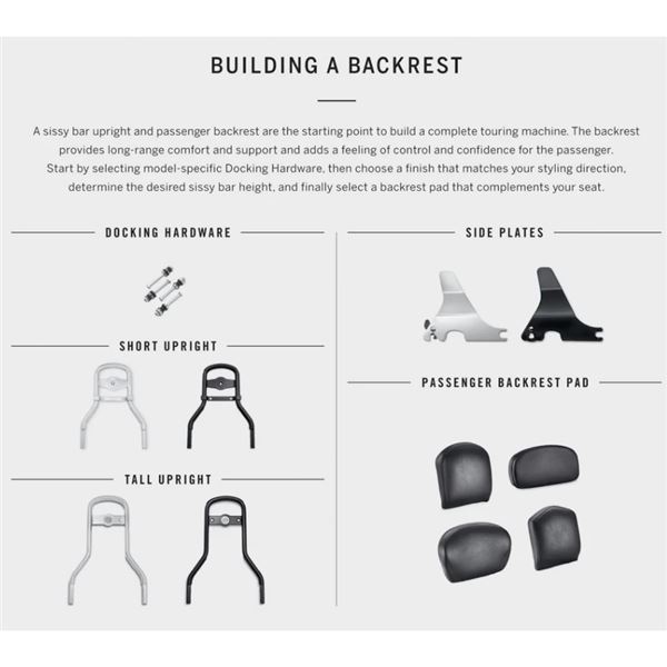 Smooth Medium Low Backrest Pad – 52652-04