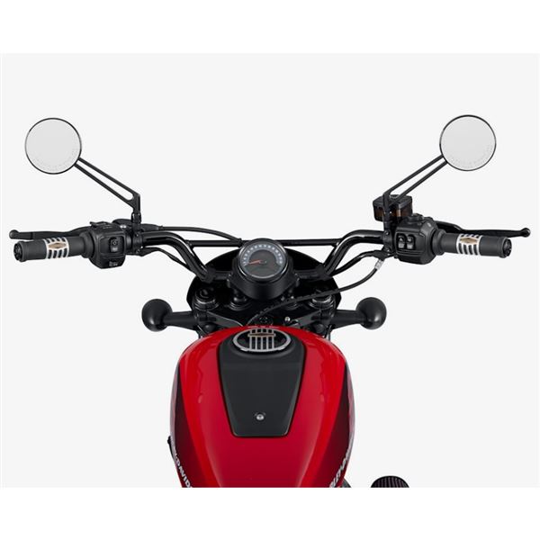 Harley-Davidson řídítka Tracker – Lesklá černá – 55801280