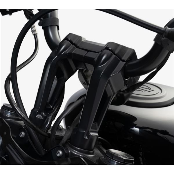 Harley-Davidson výškový nástavec řídítek 5" – Lesklá černá – 55900307
