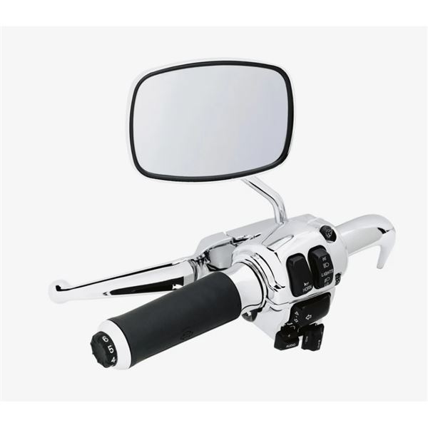 Chrome and Rubber Heated Hand Grips Harley-Davidson 56100257