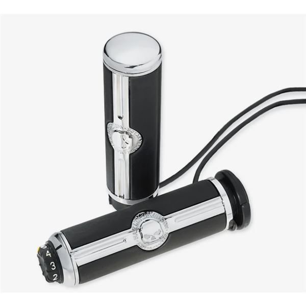 Willie G Skull Heated Hand Grips Harley-Davidson 56100260