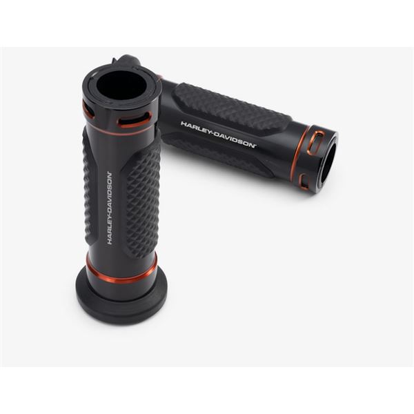 Harley-Davidson rukojeti Adversary – Černá/Oranžová – 56100448