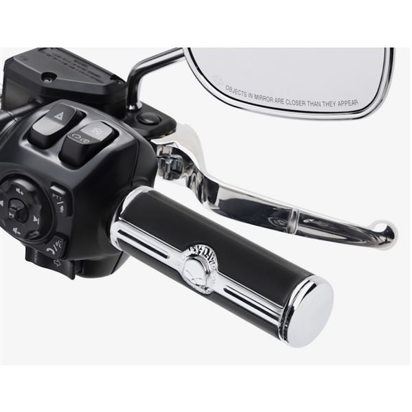 2026 ARRIVAL Willie G Skull Hand Grips – gripy s motivem lebky (chrom)