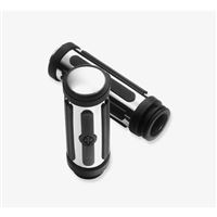 Chrome and Rubber Hand Grips Harley-Davidson 56246-96A
