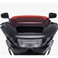 2026 ARRIVAL Wind Splitter 4.5" Windshield – červený čelní štít