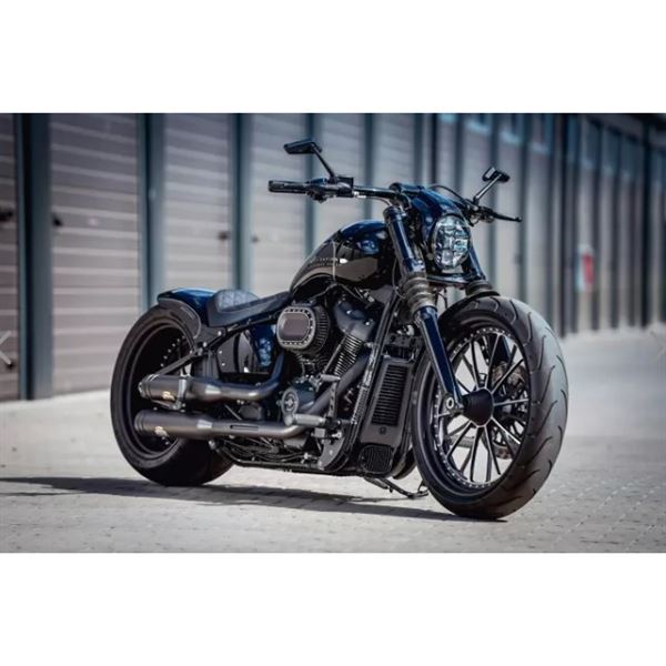 Lesklé černé kryty vidlice Breakout 18 - 61-74-100