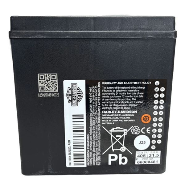 2026 ARRIVAL H‑D AGM Baterie 31,5 Ah - 66000481