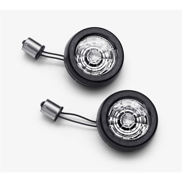 Harley-Davidson přední Signature LED blinkry (vložky) – Kouřová čočka – 67801184